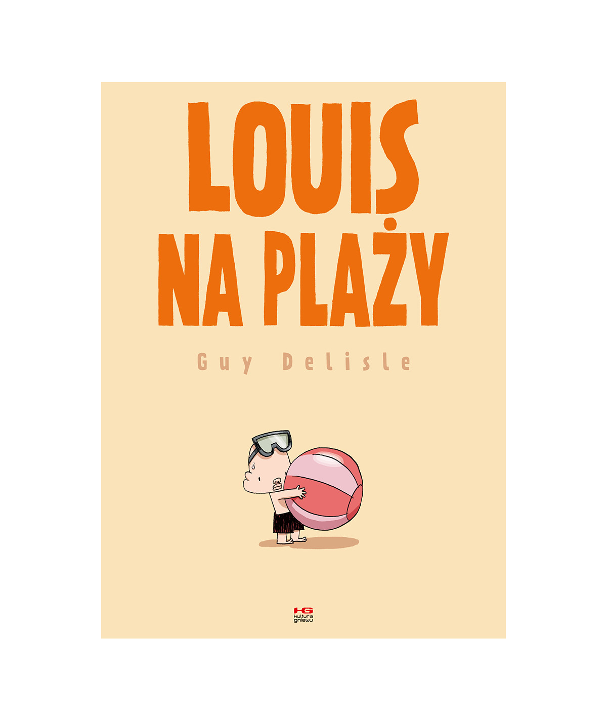 Louis na plaży