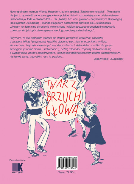 Twarz, brzuch, głowa