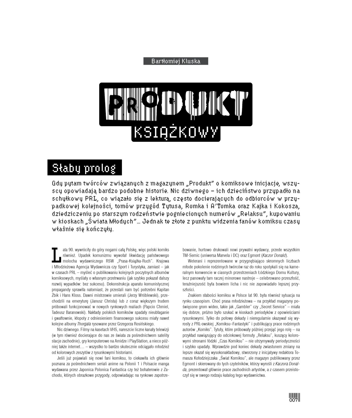Produkt książkowy